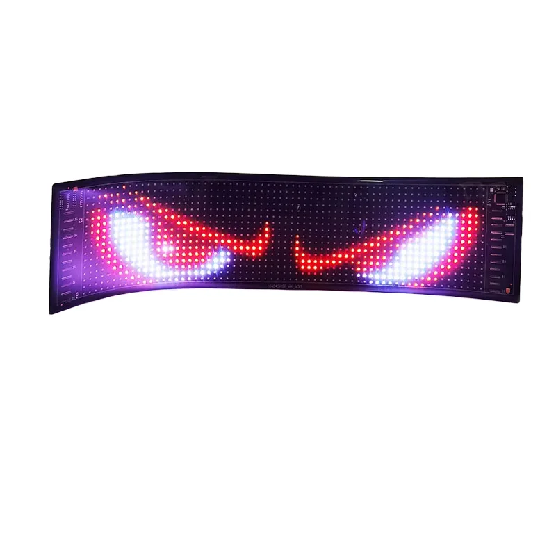 

825HOT Customize RGB USB LED Matrix Panel Pixel Text Animation Display Signage for Elevator Car Rear Window Smart Digital Screen