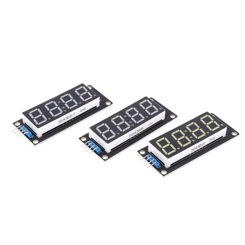 TM1637 0.56 Inch 4 Bit LED Digital Tube Display 7 Segments Display Module LED Electronic Clock Display Module Board For Arduino