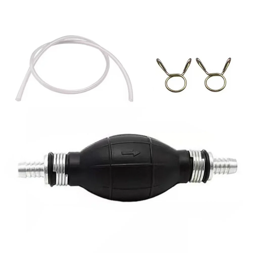 10mm Pear Fuel Pump with Integrated One Way Valve for Diesel Petrol and Water Transfer in Lawn Mowers Vehicles and Aquariums
