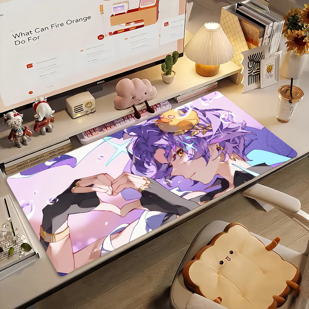 

Honkai Star Rail Dr Ratio Mouse Pad Non-slip Rubber Gamer Balance Computer Mat Decoracion Deskmat Laptop Office Large
