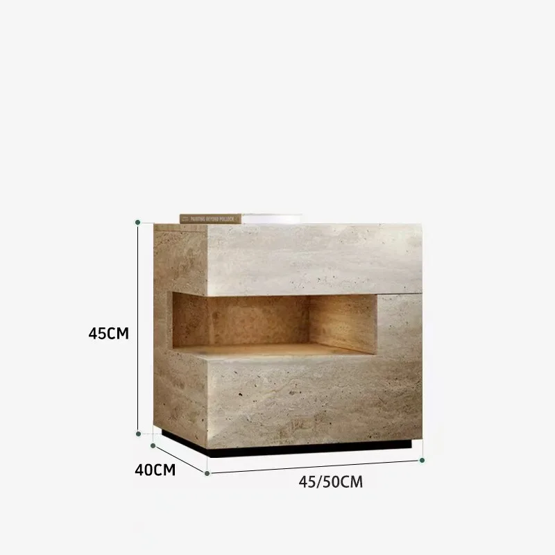 Display Trendy Nightstand Luxury Modern Storage Vintage Nordic Aesthetic Nightstand Mesita De Noche Bedroom Furniture