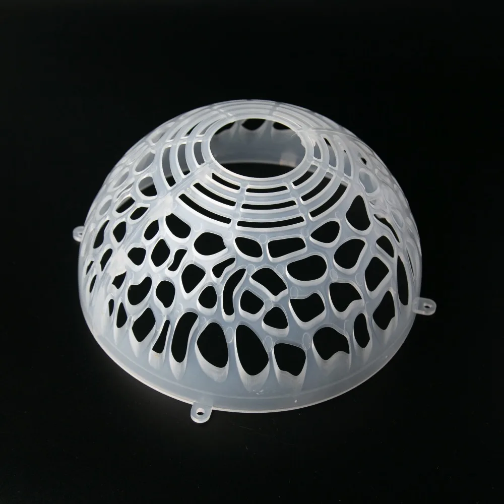 Hollowed Plants Soil Protector Cover Replaceable Plastic Floral Hole Cover Transparent Aquatic Plant Suspension Ball