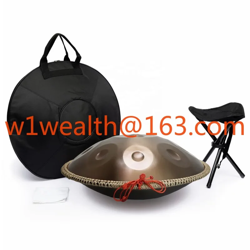 22inch Handpan Drum 12notes / 10notes /9notes Instrument for Beginner With Hand Pan Case and  Stand