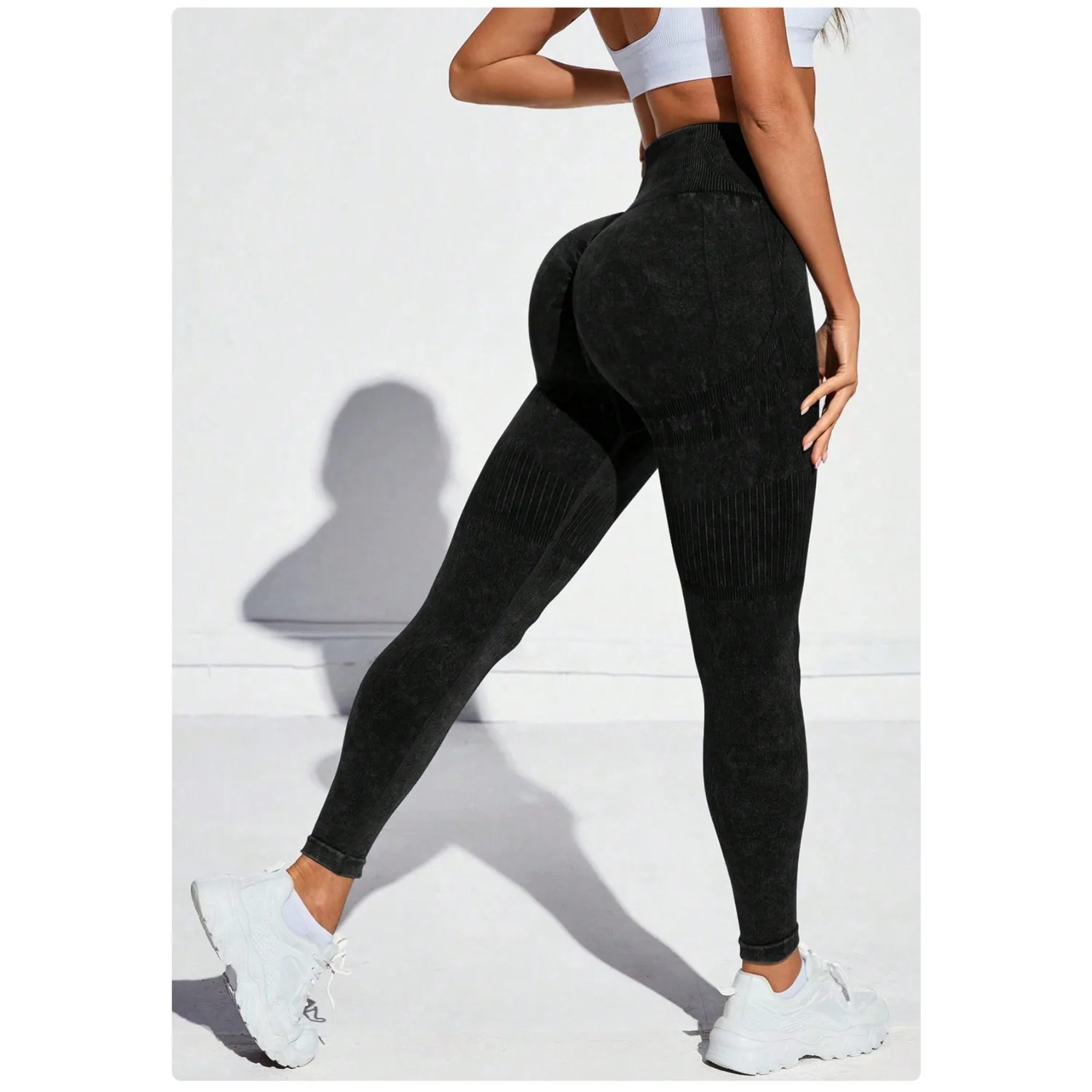 Bezszwowe damskie spodnie sportowe w jednolitym kolorze, z efektem matowym, z wysokim stanem, modelujące pośladki, obcisłe, dzianinowe spodnie do jogi, legginsy do ćwiczeń na siłowni i jogi.