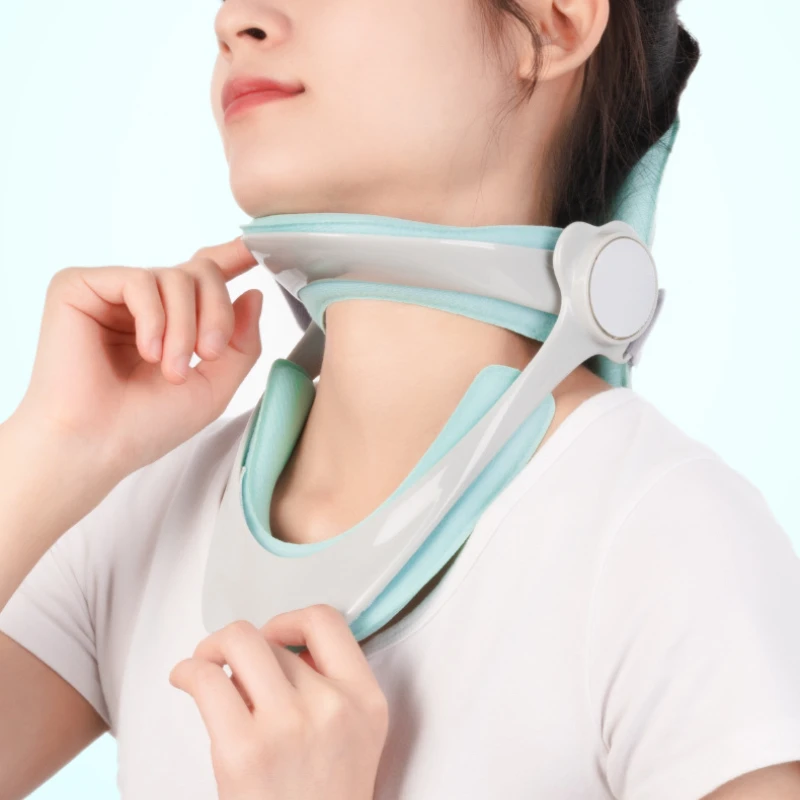 Adjustable Cervical Traction Device Posture Corrector Cervical Collar Neck Braces Support Stretcher Spine Protector Pain Relief