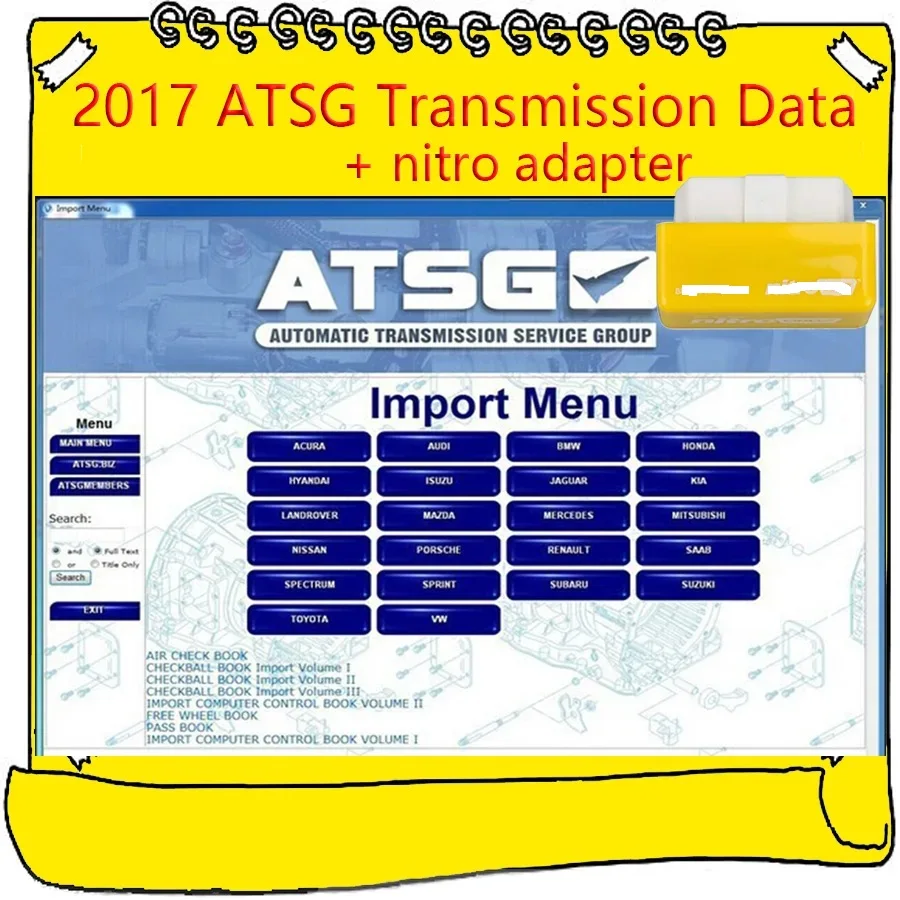 

Новое программное обеспечение для ремонта автомобилей ATSG 2017, автоматический транссетер, технология ремонта группы serv