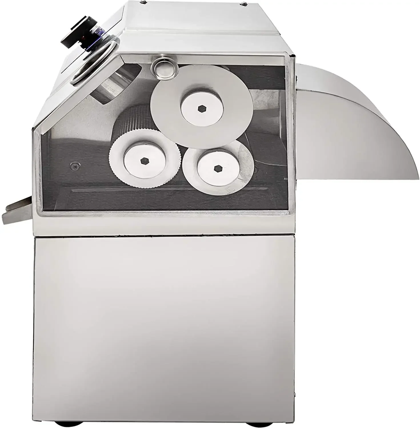 Máquina de cana horizontal Separação de suco de bagaço G3 Large Three-Stick Electric Desktop Juicer