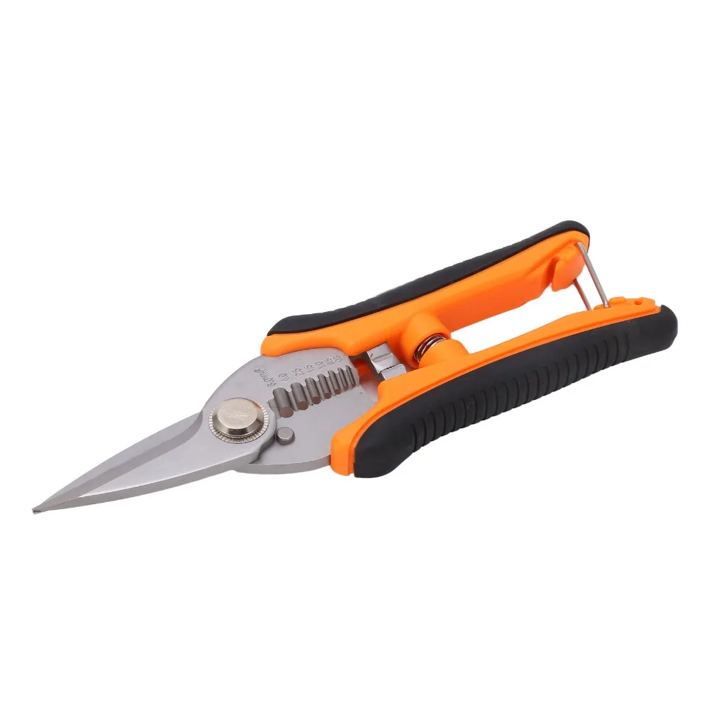 Stainless Steel Wire Stripper Cutter Saw Tooth Front Manual Operation Crimping Pliers Integrated Crimper