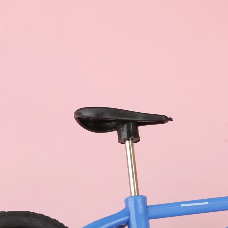 Nieuwe Mini Toets Fiets Speelgoed Met Rem Touw Retro Simulatie Legering Vinger Assemblage Fiets Model Kinderen Educatief Geschenk