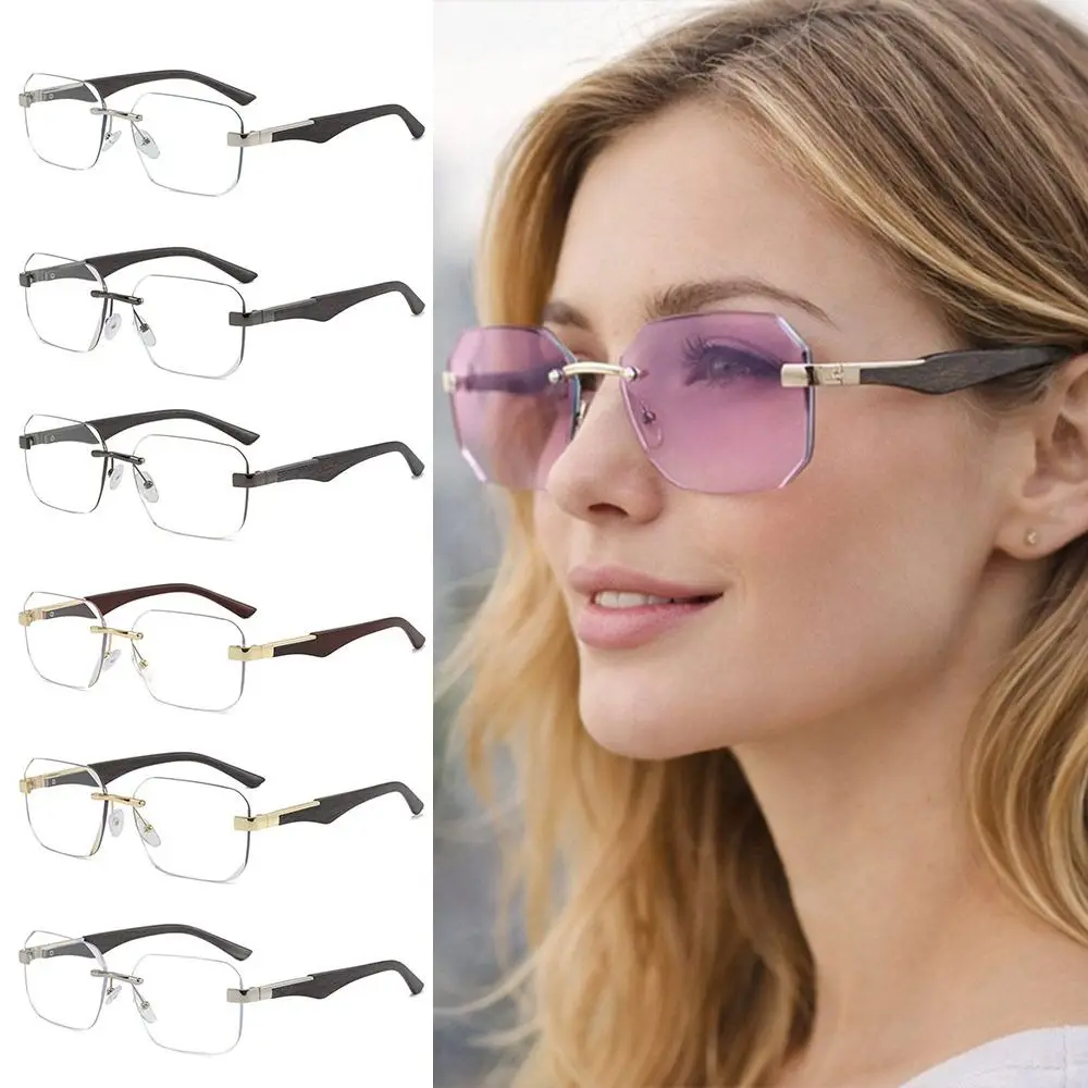 

Vintage UV Protection Wood Grain Sunglasses Outdoor Street Photography Ultra-Light Cycling Eyewear Scratch-Resistant Shades