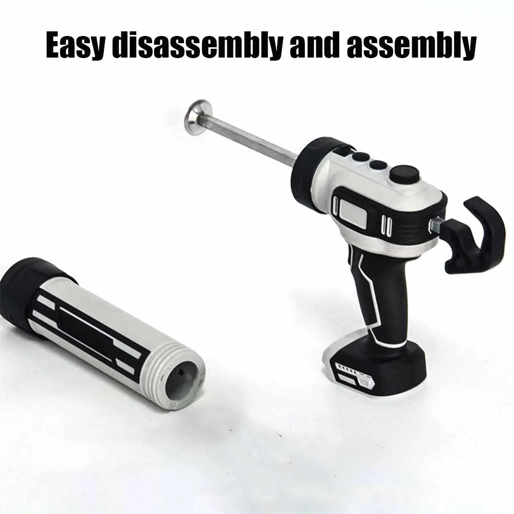 

Brushless Caulking Gun 10oz/300ml Cordless Electric Silicone Gun Stepless Speed Control for Makita 18V Battery (No Battery)