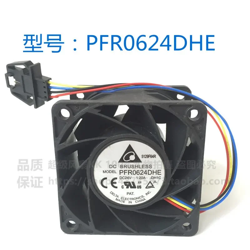 for-pfr0624dhe-6038-24v-6cm-4-wire-high-speed-cooling-fan-for-inverter
