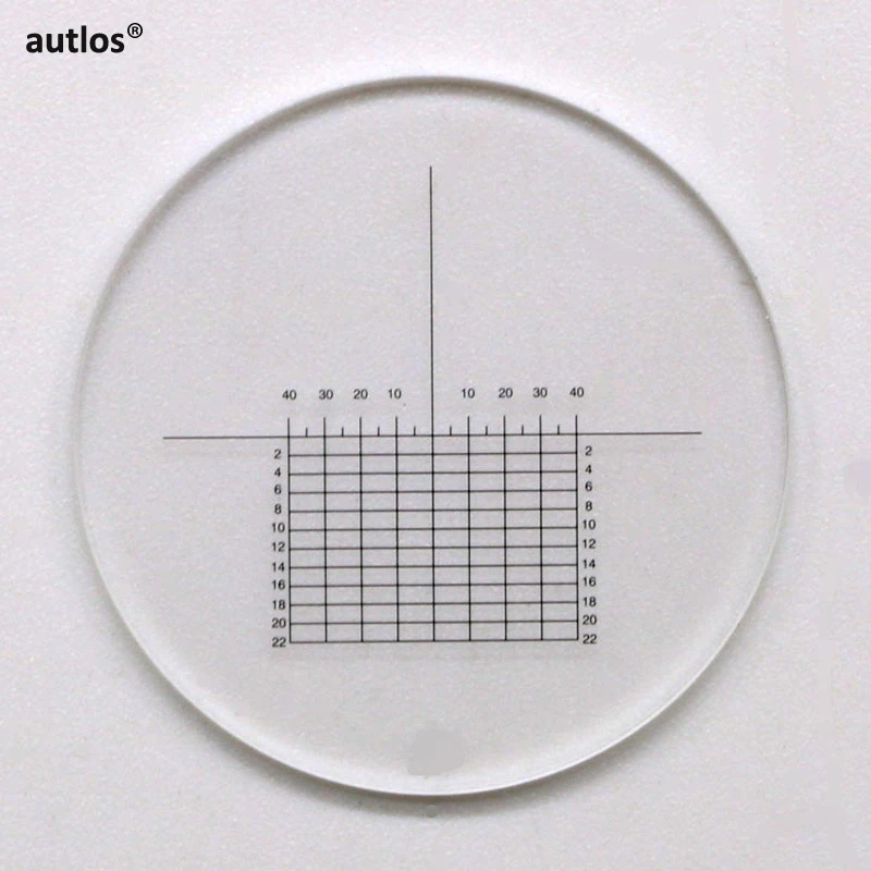 

972 Optical Glasses Micrometer Scale Diameter 20.4mm Microscope Eyepiece Scale Micrometer for a Microscope