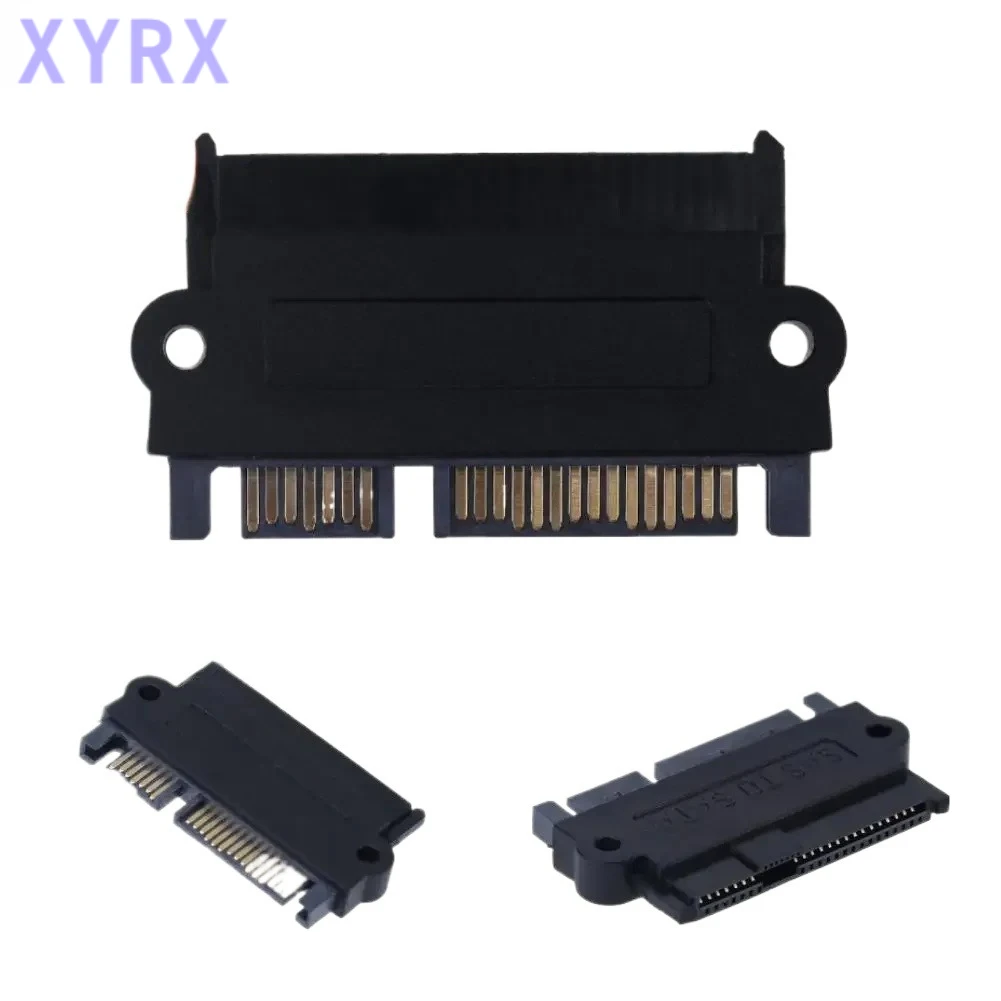 5Gbps SFF 8482 SAS to SATA 180 Degree Angle Adapter Converter Straight Head Portable High Quality For PC Accessories SAS to SATA