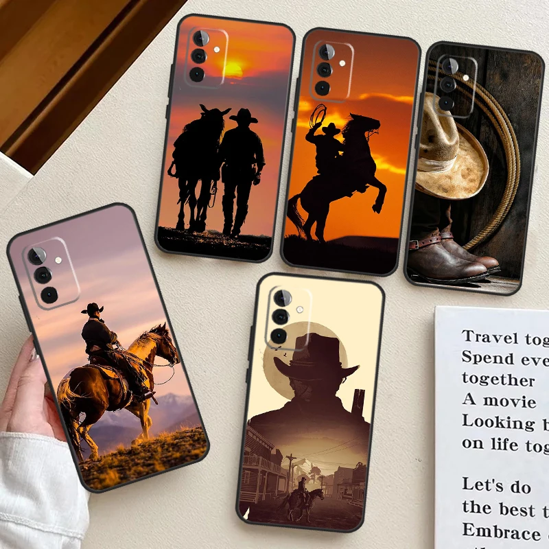 Cowboy Case For Samsung Galaxy A15 A25 A14 A34 A54 A12 A22 A32 A52 S A51 A71 A13 A23 A33 A53 Cover