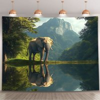 1pc background - suitable for live streaming, parties, weddings, birthdays, indoor and outdoor decoration, image decoration