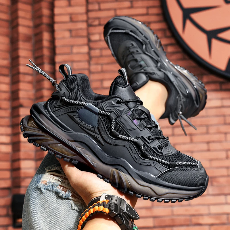 

Летние мужские универсальные повседневные кроссовки, увеличивающие рост, амортизирующие, воздушные и противоскользящие кроссовки для фитнеса.