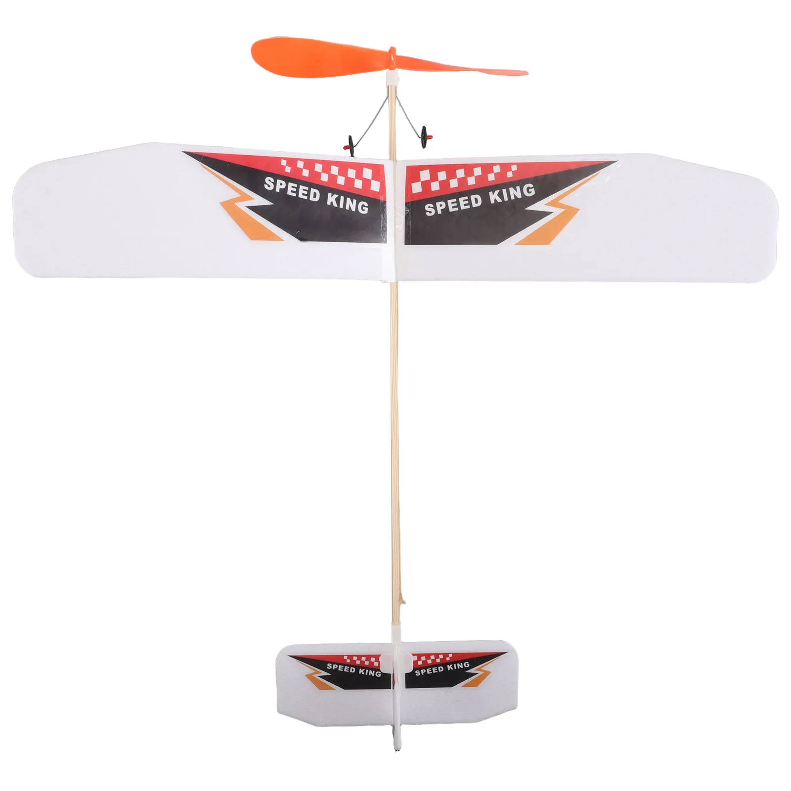 

Single Wing Foam Glider Plane with Rubber Band Power DIY Hand Launch Aircraft for Children Aerodynamics Learning Outdoor