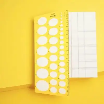 

Curve Template Measuring Tool Transparent Ruler Clear Scale School Office Architecture Art Design Ellipse Drawing Templates