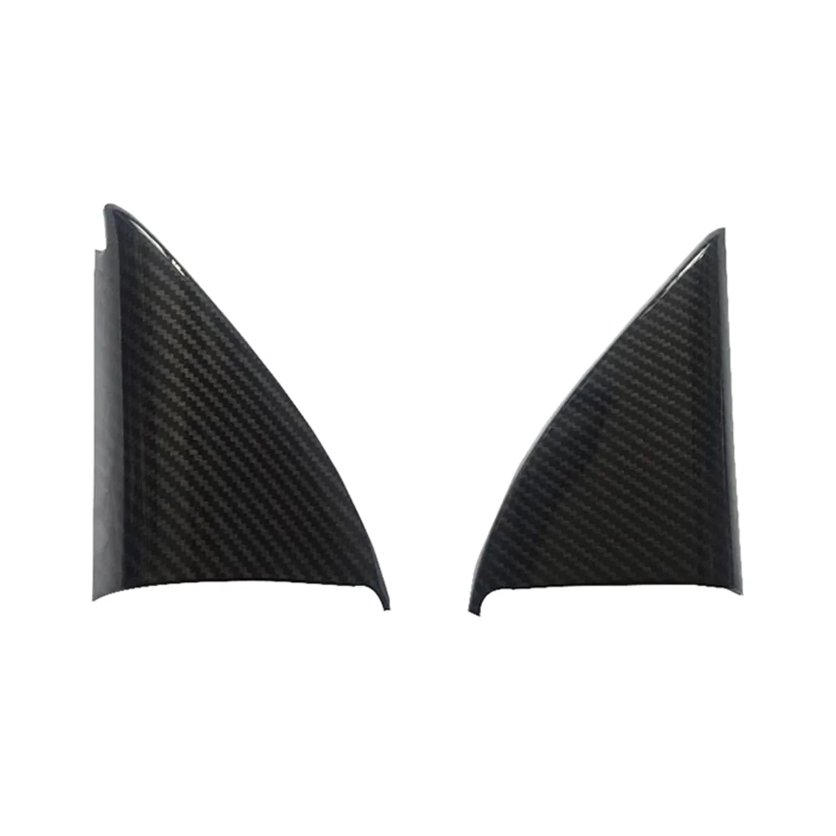 For 2018-2023 Carbon Fiber Car A Pillar Loudspeaker Audio Speaker Cover Trim Accessories