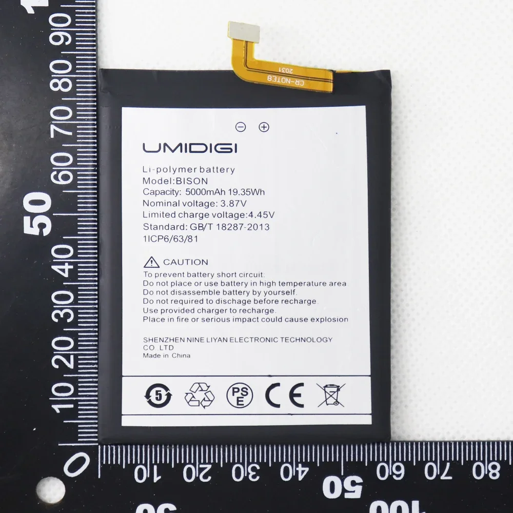 5000mAh BISON Phone Replacement Battery For UMI Umidigi BISON/Bison PRO phone Batteries +Tools image 3