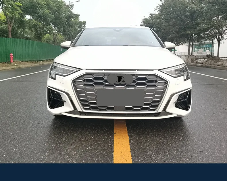 Fit for  21-22 models of AUDI A3 honeycomb fog lamp frame grille lower bar net dedicated front face wholesale modification acce