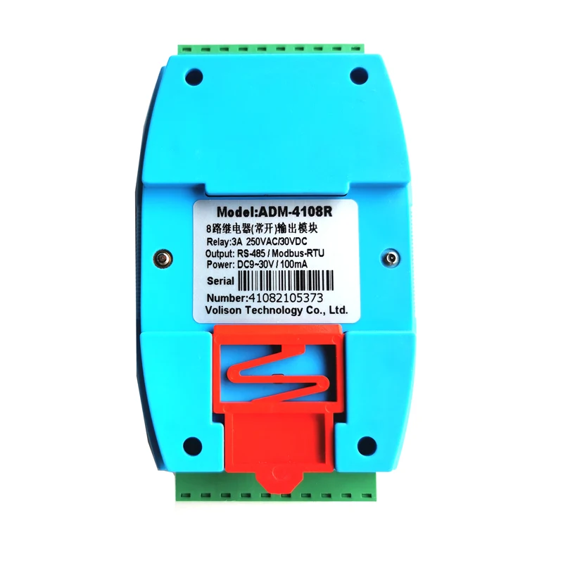 Módulo de relé ADM-4108R Modbus RTU 485 relé de 8 canais com controle PLC estendido