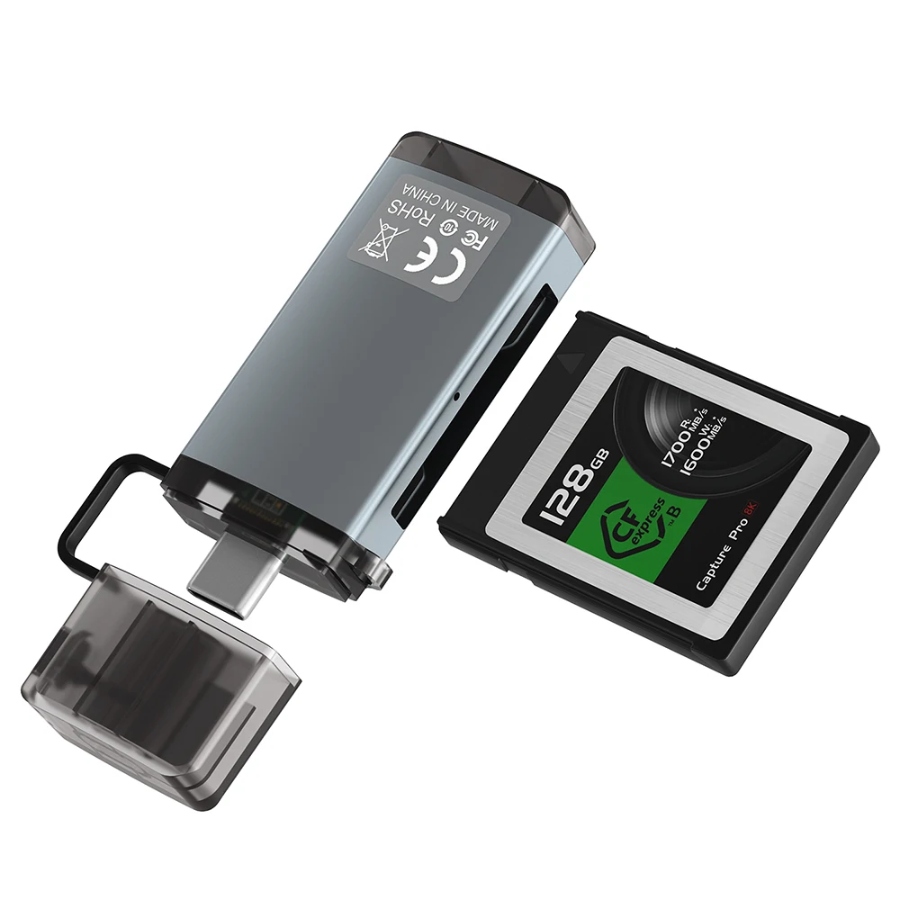 Cfexpress Type B Card Reader - USB C 10Gbps CF Express Digital Camera Transfer to Phone Adapter (Not for XQD and Type-A Card)