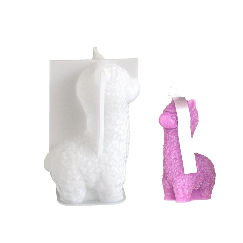 Multipurpose Flexible Silicone Mould for Alpacas Holders Portable for Craft Supplies and Festive Decorations