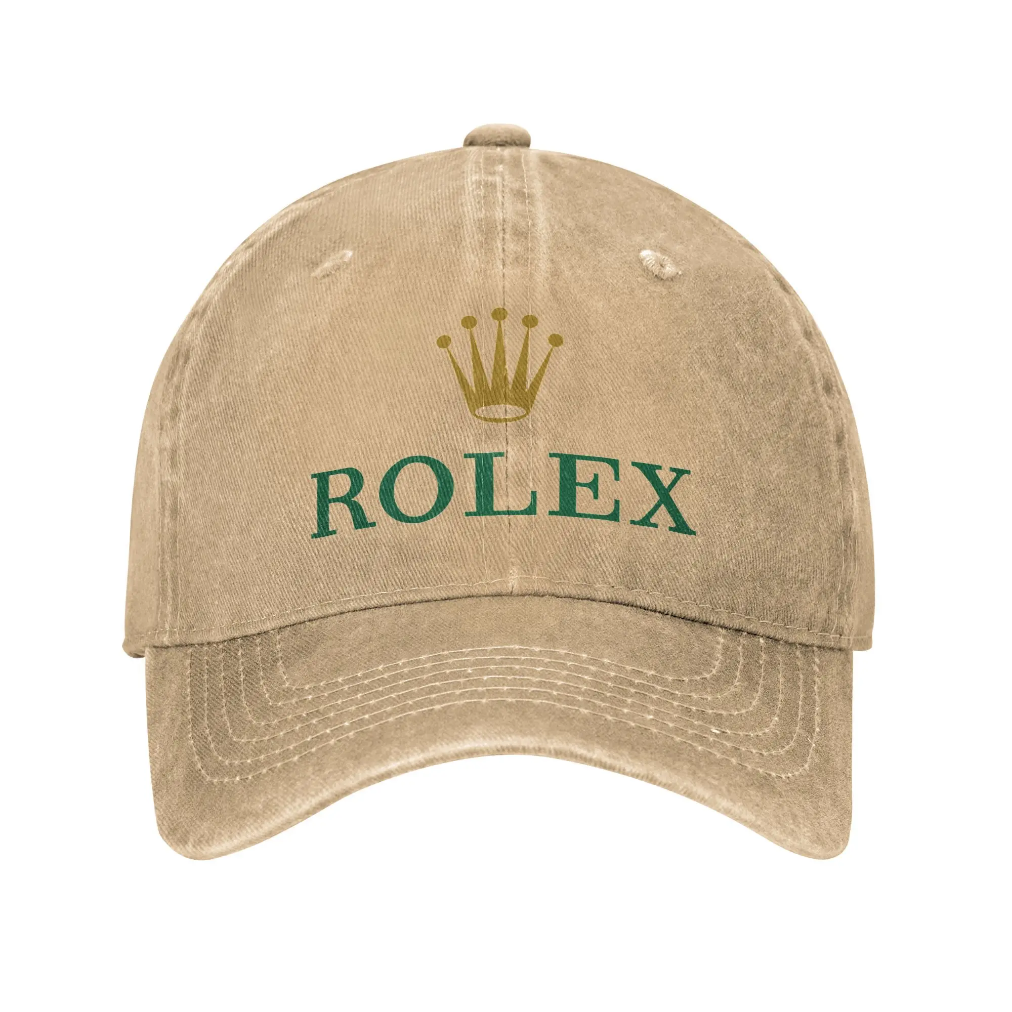 R-ROLEX Unisex Style Baseball Cap Distressed Denim Caps Hat Casual Outdoor Activities Gift Sun Cap