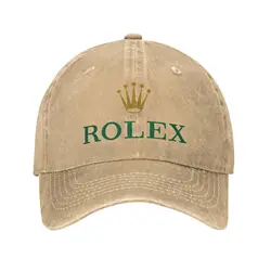 R-ROLEX Gorra de béisbol estilo unisex Gorras de mezclilla desgastadas Sombrero Casual Actividades al aire libre Regalo Gorra para el sol