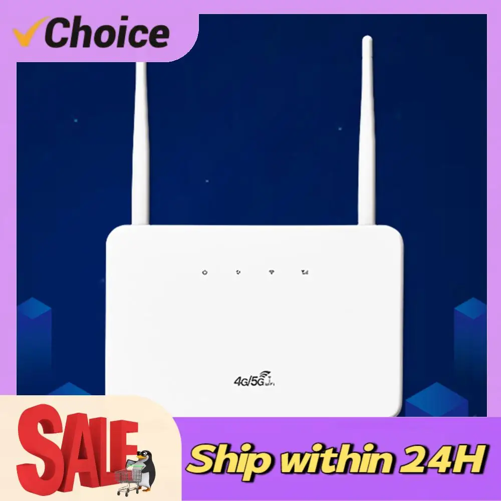 

4G Wireless Router 300Mbps 4G LTE CPE Router Modem External Antenna with Sim Card Slot EU Plug Internet Connection