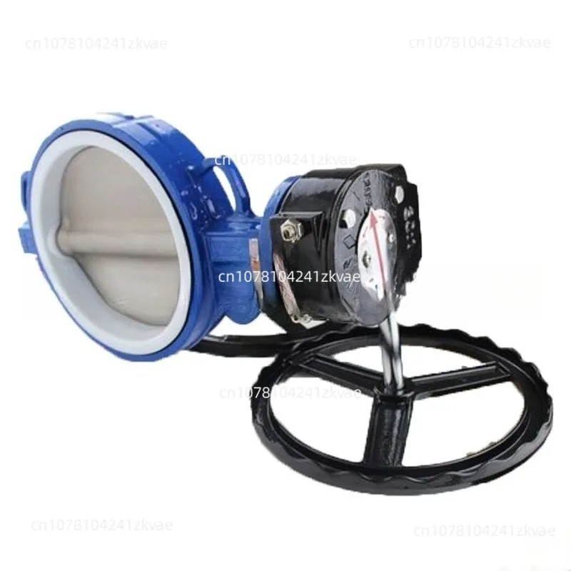 اثنين D71F-16C-DN50-DN300-D371F-16CDN50-DN800 مشبك اليد صمام الفراشة يلقي الصلب #4