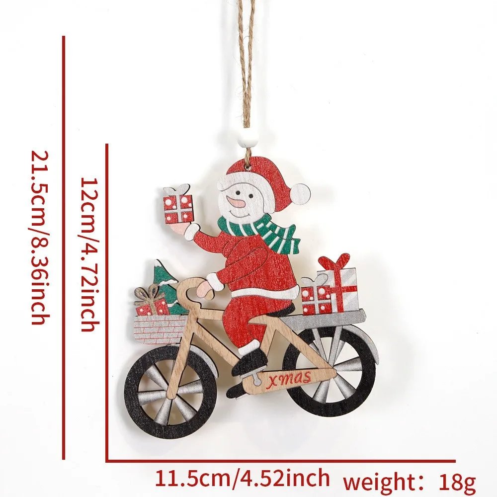 

Праздничный декор сани, уникальная рождественская елка, подвесной рождественский кулон, привлекательный орнамент Санта-Клауса для витрины магазина, Рождество
