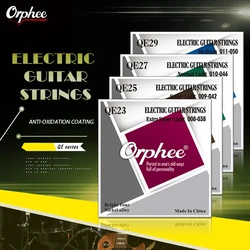 Orphee Electric Guitar Strings QE Series Nickel Alloy Plated Professional Metal Guitar String Musical Instruments Accessories