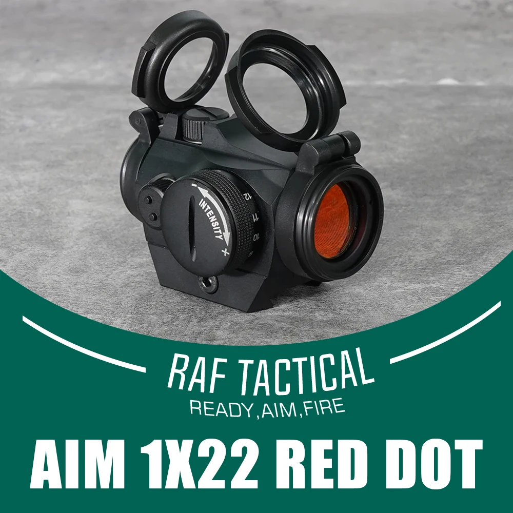 1X22 AIMT 2Red Dot Sight Compact 2MOA Reflex Sight For Airsoft With 1.54 1.93 2.26 Inch Mount Full Original Marking CNC Aluminum