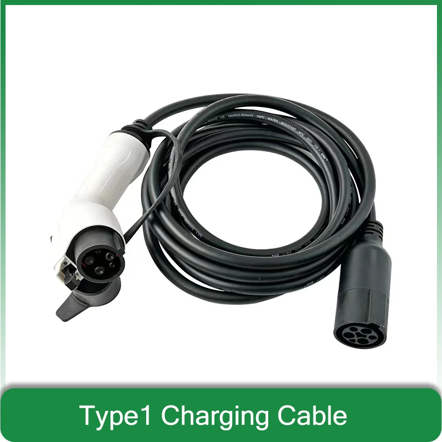 

J1772 type1 charging cable 5M 16A 32A ev charger electric vehicle car EVSE extension cord