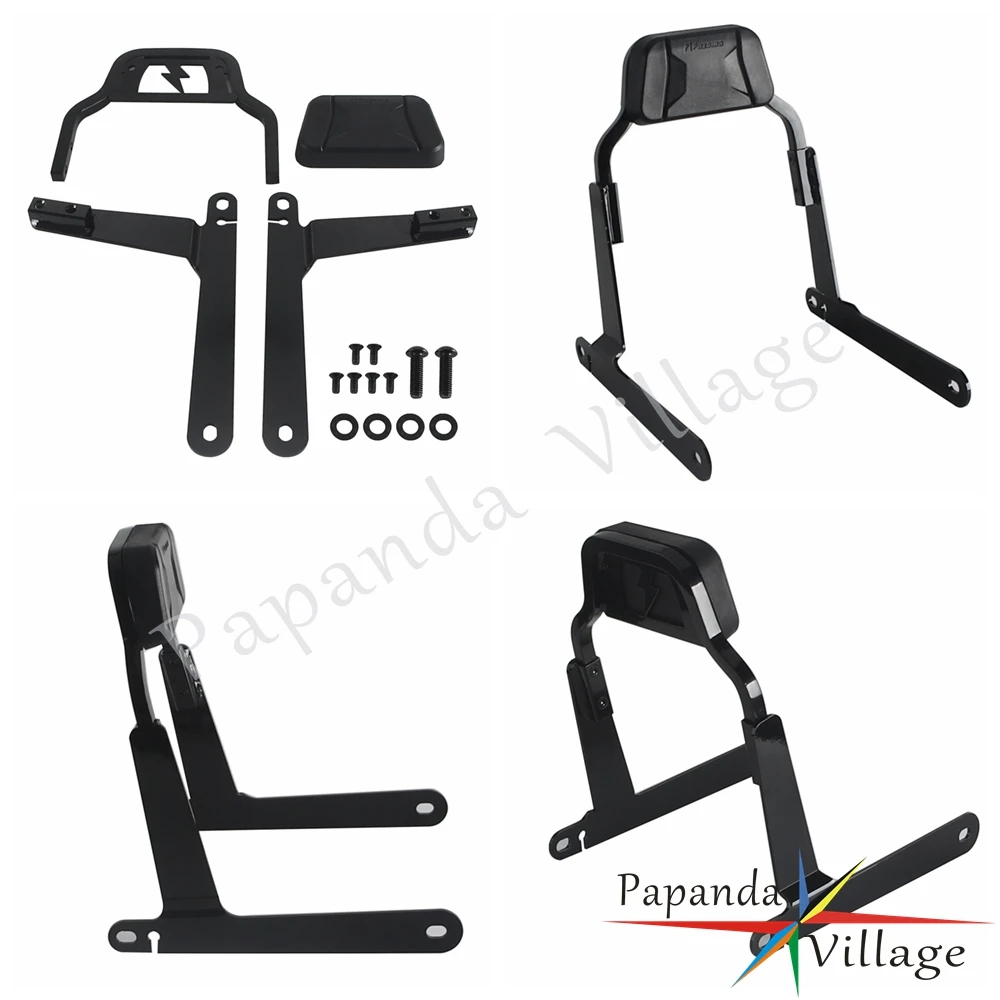 Sissy Bar Detachable Backrest Rear Passenger Seat Luggage Rack For Harley Dyna Low Rider Street Bob Super Wide Glide Switchback view 4