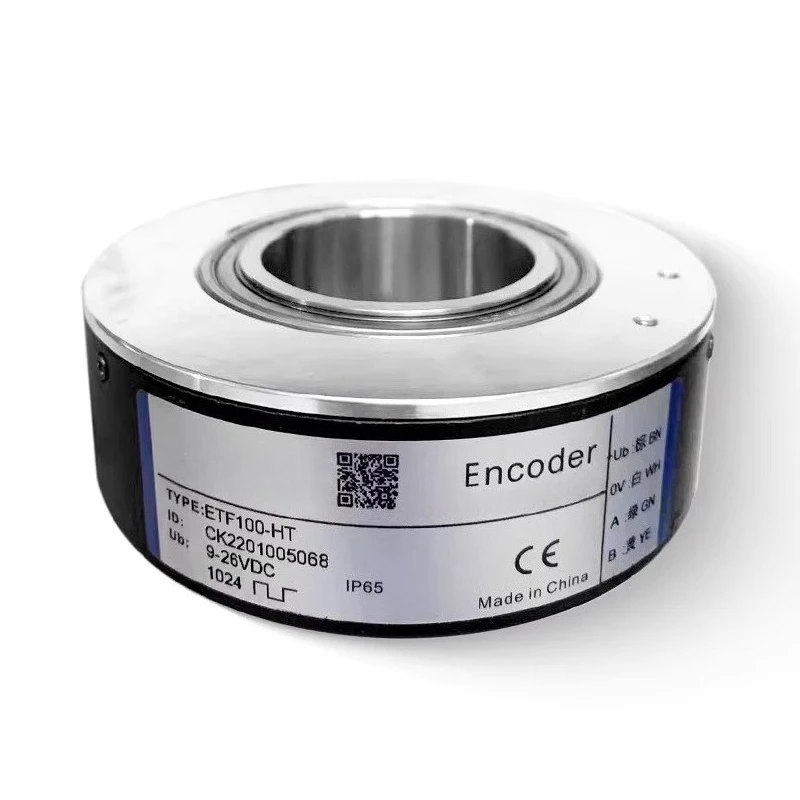 High Precision Hollow Shaft ETF100-HT-1024 ETF100(30mm） ETF100(45mm） Photoelectric Rotary Encoder for Industrial Control