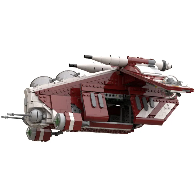 MOC-239616 جمهورية حربية بنة هدية الكريسماس الطوب الإبداعي حرب الفضاء مقاتلة الفضاء 1782 قطعة
