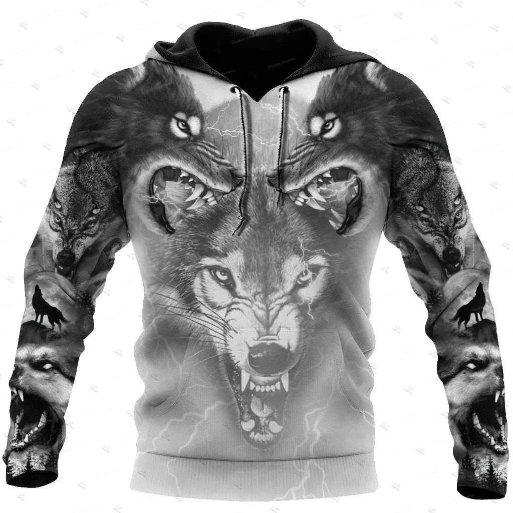 

New Fashion Animal Wolf Fenrir Tattoo Vintage Retro 3DPrint Harajuku Pullover Streetwear Harajuku Casual Funny Hoodies Jacket 16
