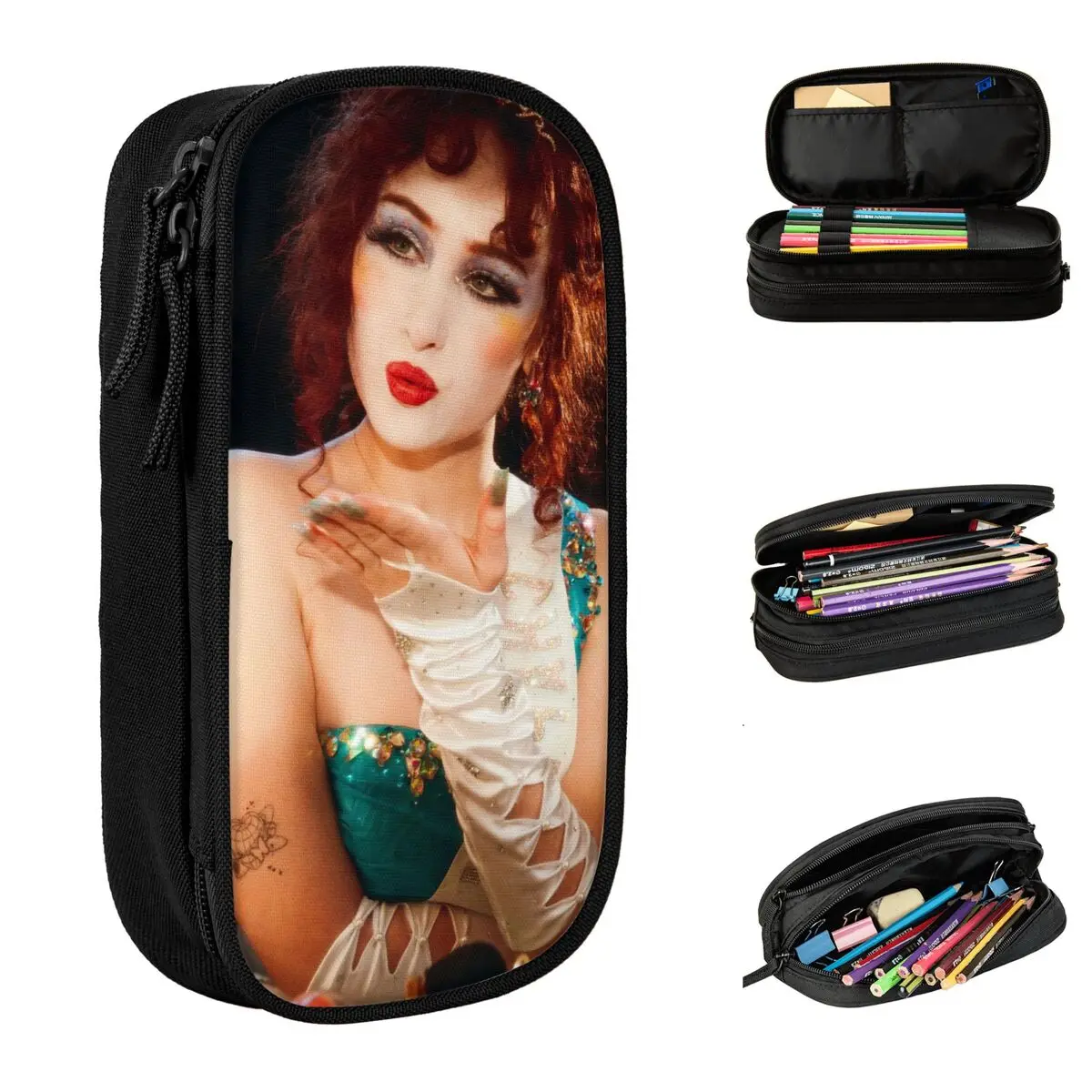 

Chappell Roan Midwest Princess Pencil Case New Pen Box Bag Kids Large Storage School Supplies Zipper Pencilcases