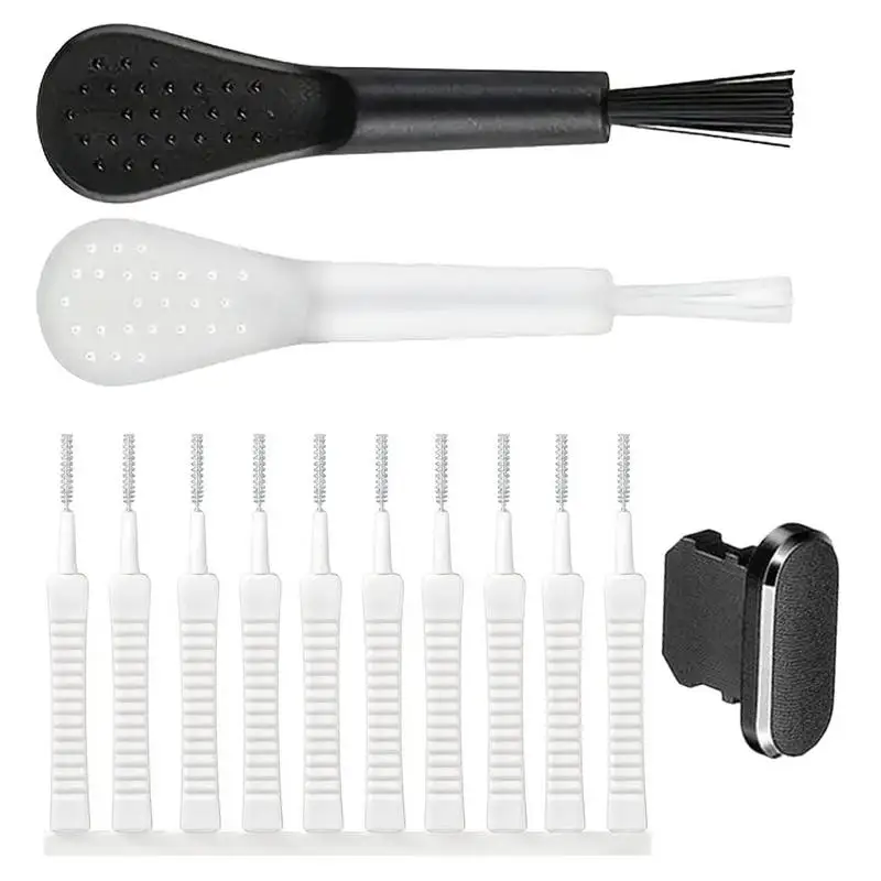 13PCS Mobile Phone Speaker Dust Removal Cleaner Tool Kit For iPhone 14 13 Pro Max Earphones Charge Port Dustproof Cleaning Brush