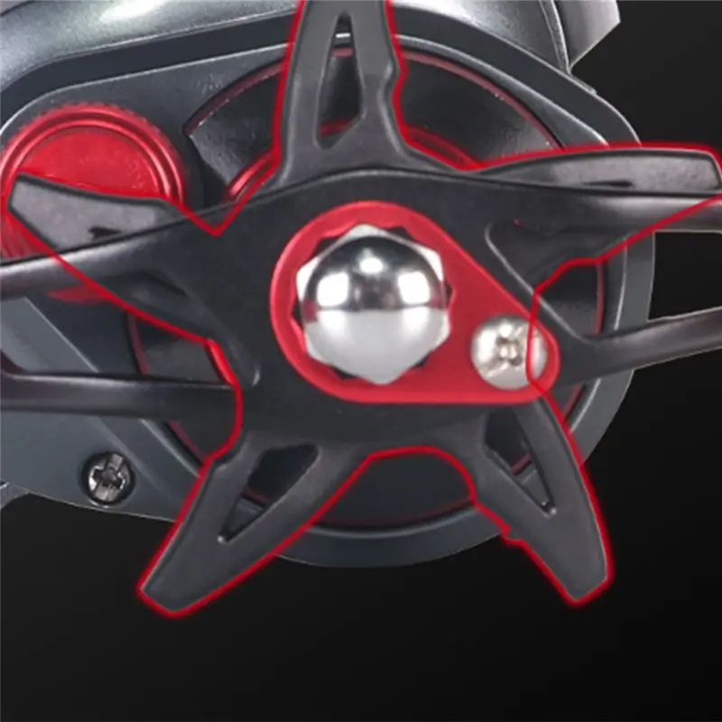*A14E Bait Casting Reel High Speed Gear Ratio Saltwater Magnetic Brake System Ultralight Fishing Drop Wheel