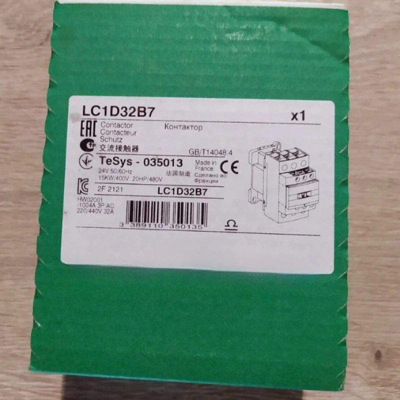 

Brand New Original LC1D32B7 AC electric Contactor 3P 3NO LC1-D32B7 32A 24V AC coil Fast delivery