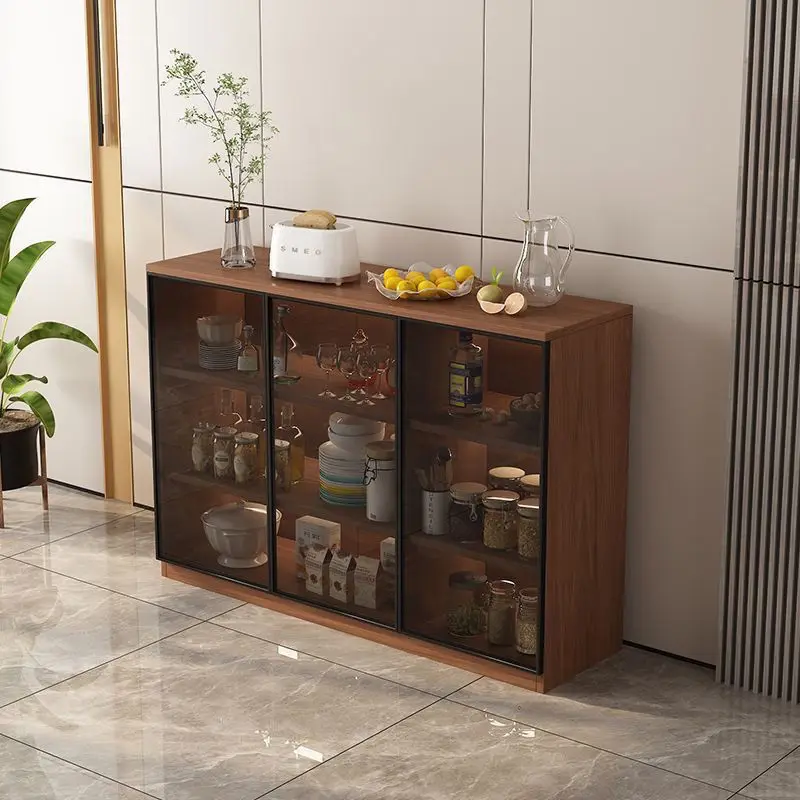 Modern Livingroom Sideboards Buffet Side Cabinet Multi-functional Tea Against The Wall Cupboard Kitchen Wine Cabinet Locker