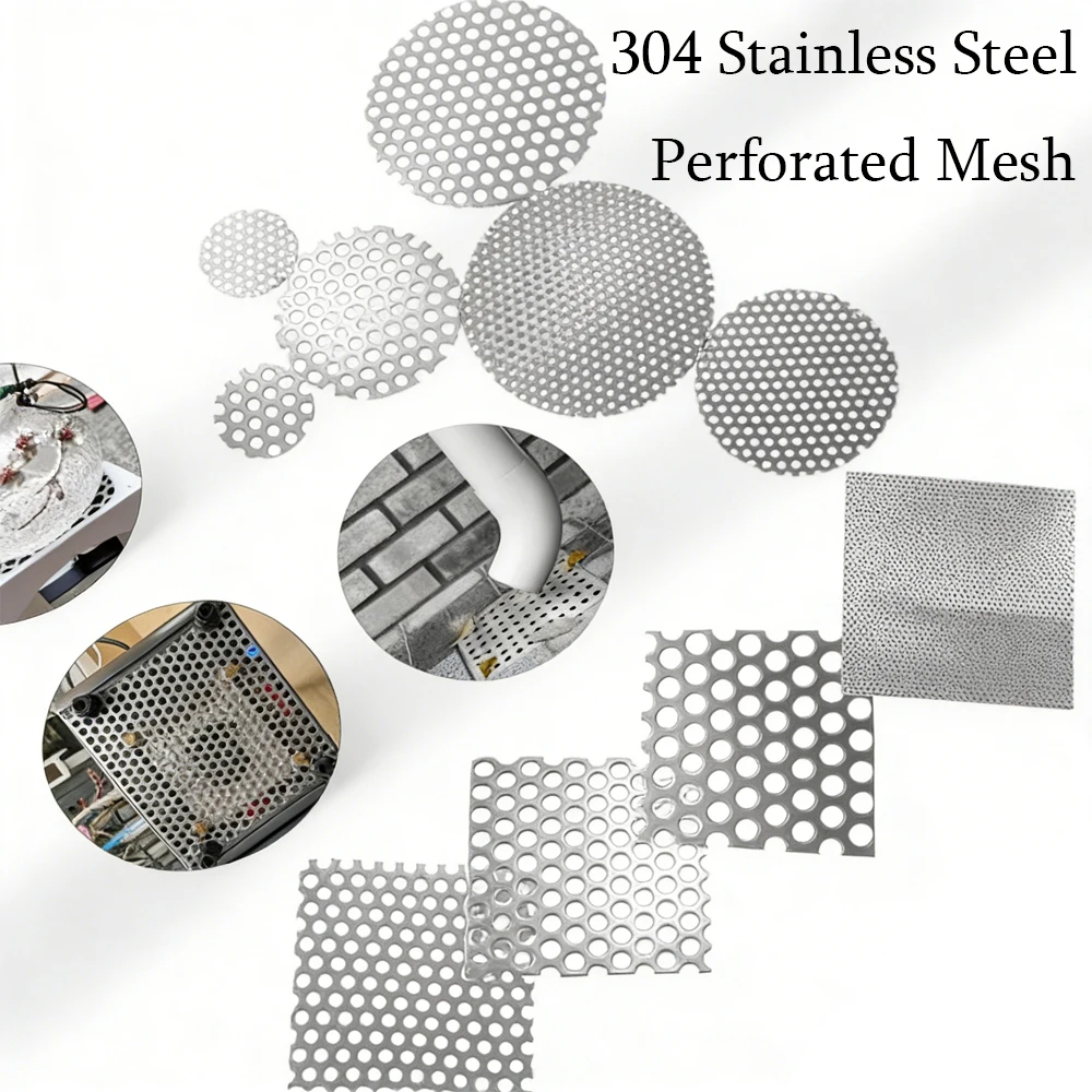 

1pcs 304 Stainlesss Steel Floor Drain Filter, Square Shower Hole Cover Hair Stopper, Rust-Proof Kitchen Bathroom Drainage Parts