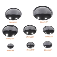 Tapa antipolvo para altavoz, 2 piezas, reparación myra negra, diámetro 20mm,22mm,30mm,34mm,40mm,45mm,54mm,18mm