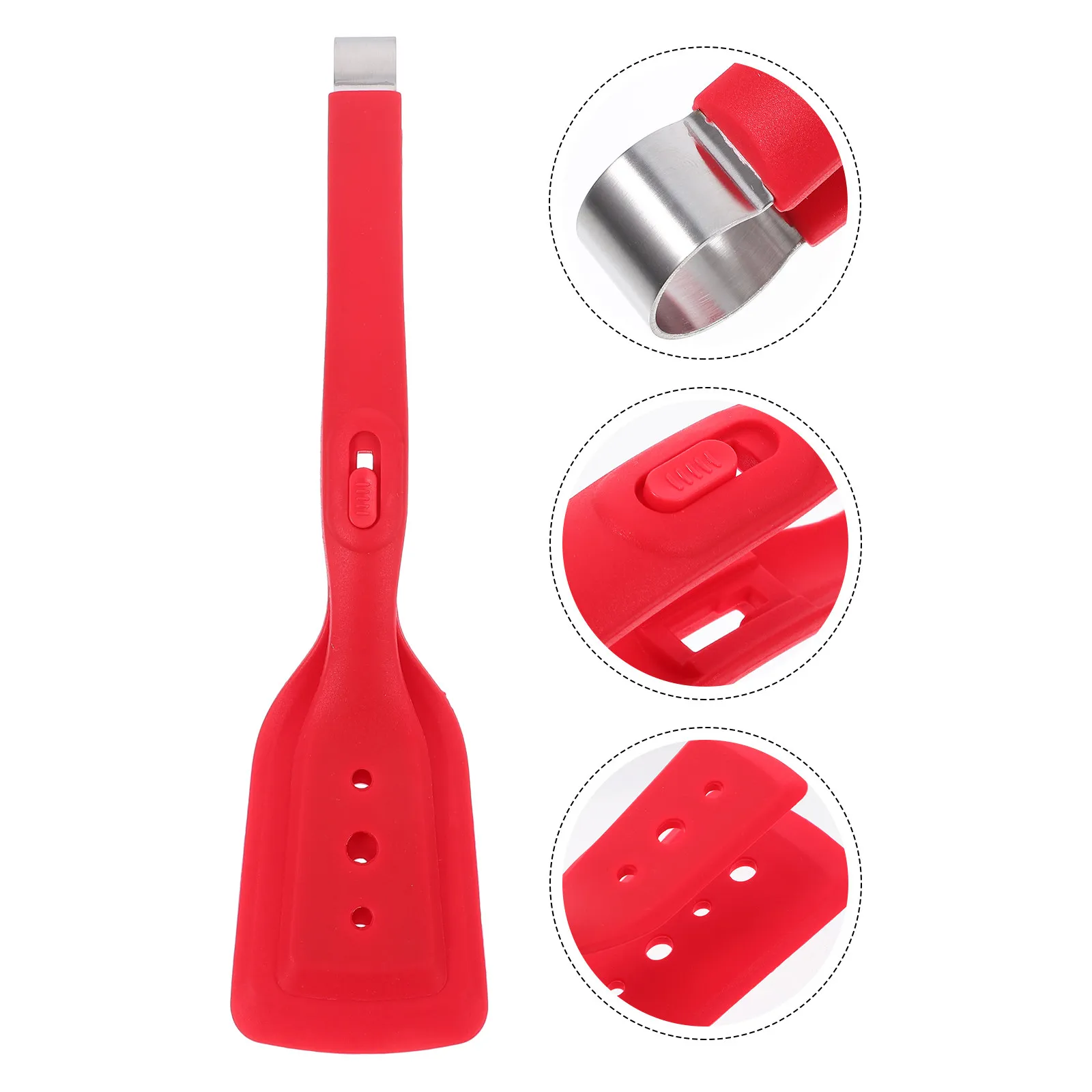 Silicone Fried Fish Spatula Clip Cooking Tong Heat Resistant Multi-Functional Kitchen Spatula Tongs for Flipping Steak Fish