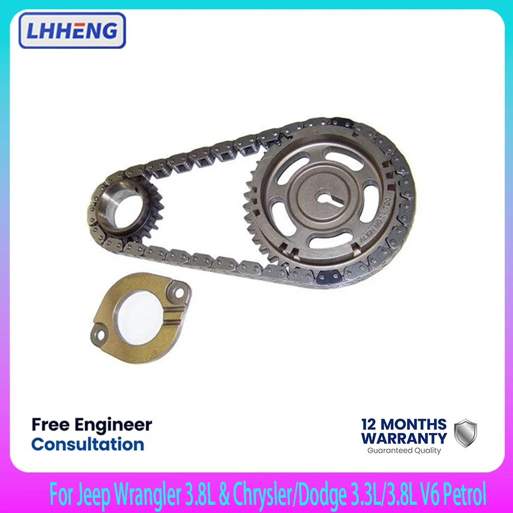 Timing Chain Kit For Jeep Wrangler 3.8L V6 Petrol 2007-2011 Chrysler Town Country 3.3L 3.8L 4666059AA Repair Kit